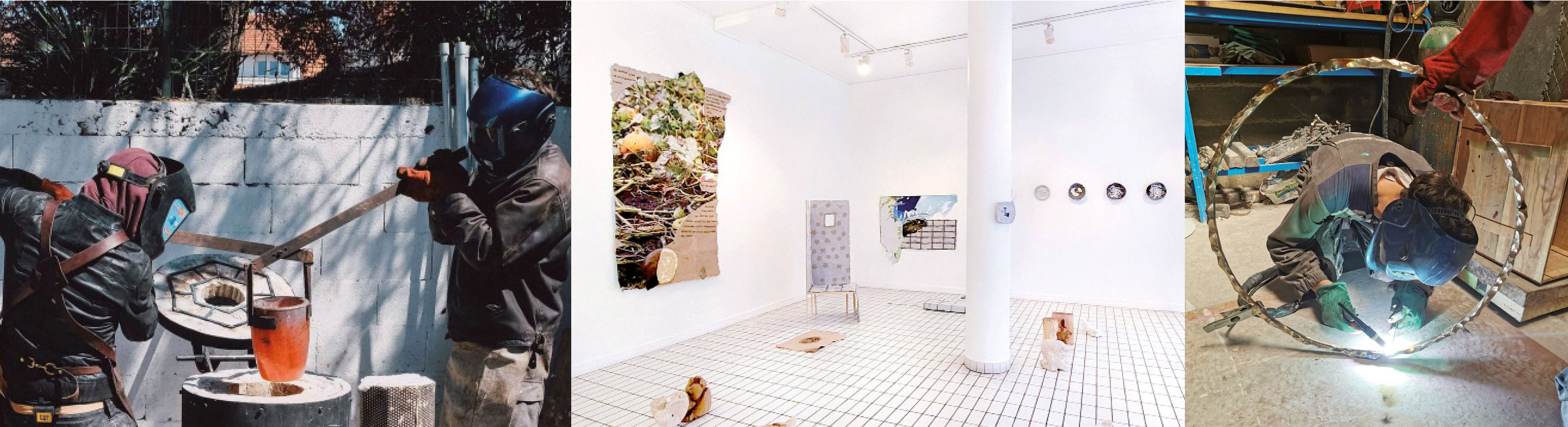 brut de fonte, exposition alice lejeune et soudure en couleurs